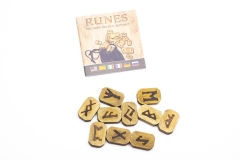 Runas de madera (Incluye libro)