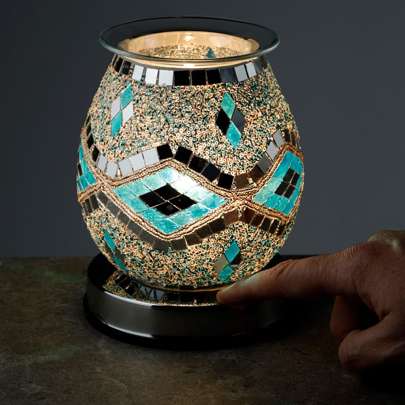 Lámpara quemador eléctrico mosaico